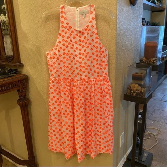 J. Crew Dresses & Skirts - NWT~J. CREW Women Pink Embroidered Floral Dress Size 10